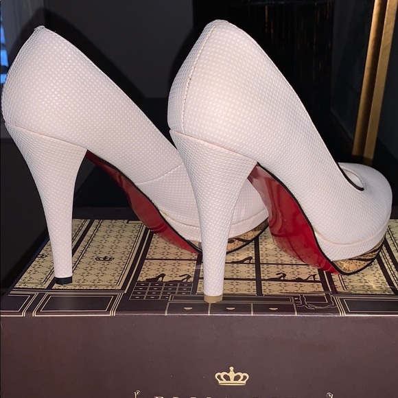 Elisa Litz Heels with Red Soles - Picture 4 of 5